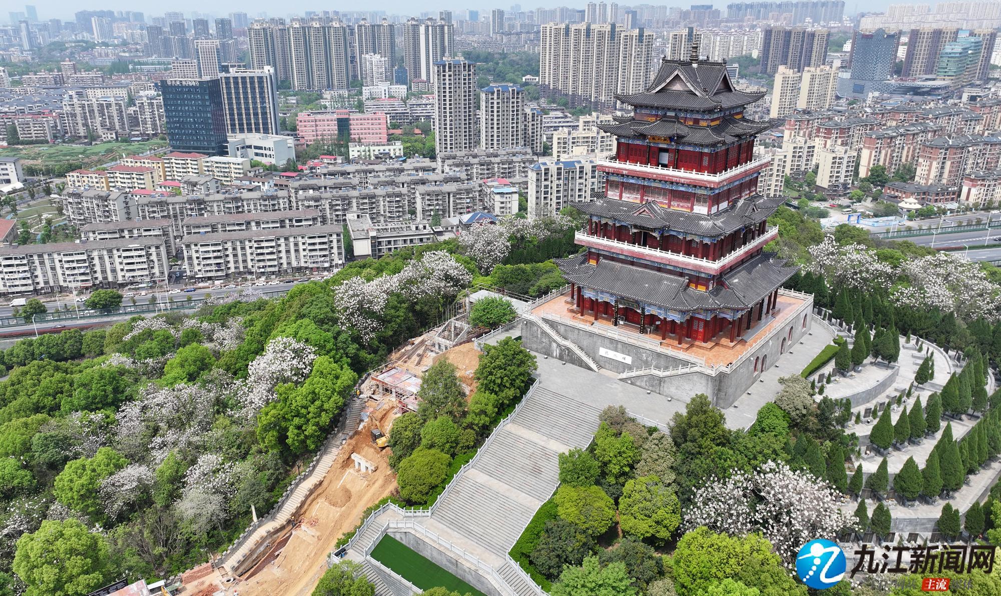 九江南山公園整體景觀提升改造項目計劃年底竣工，將煥新升級公園觀光服務